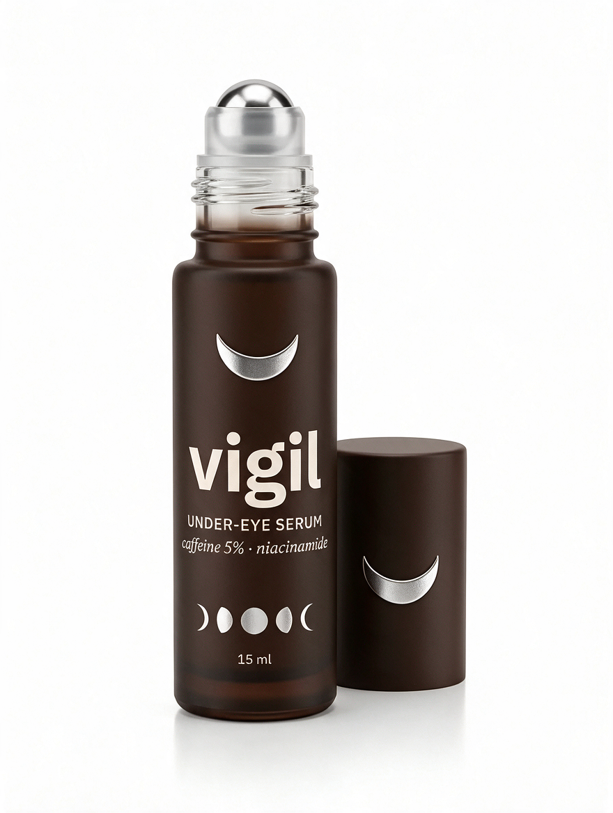 VIGIL silmaaluste seerumi tootefoto valgel taustal